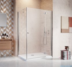 Radaway Torrenta Kdj kabina kwadratowa 90x90 prawa szkło przejrzyste + Brodzik Delos C + Syfon 32202-01-01NR