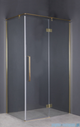 Sea Horse Fresh Line Gold kabina prostokątna Prawa 80x120x195 cm przejrzyste BK248T08/12ZP