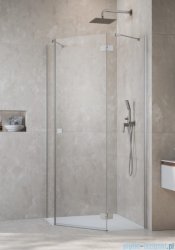 Radaway Essenza 8 Brushed Nickel Ptj kabina pięciokątna 90x100cm prawa szczotkowany nikiel 10490000-91-01R/10490700-01-01