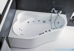 Poolspa Wanna asymetryczna LEDA 160x100 lewa + hydromasaż Smart 1 PHAH410ST1C0000