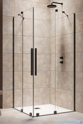 Radaway Furo Black KDD kabina 80x80cm szkło przejrzyste 10105080-54-01L/10105080-54-01R