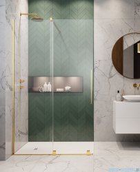 Radaway Furo Gold Walk-in kabina 120x200cm lewa szkło przejrzyste 10106638-09-01L/10110594-01-01