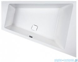 Sanplast Space Line Wanna trapezowa prawa+obudowa+stelaż+adapter z pokrywką WTP+kpl/SPACE 180x140+SP, 610-100-1370-01-000