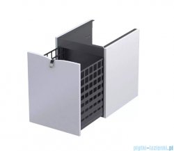 Oristo Siena szafka niska z koszem 40x50x45cm Biały mat OR45-SN1S-40-2