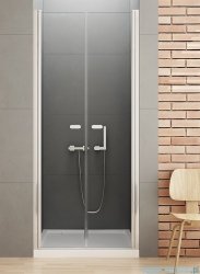 New Trendy New Soleo drzwi wnękowe dwuskrzydłowe 90x195 cm przejrzyste D-0125A