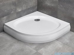 Radaway Brodzik półokrągły Patmos A 80x80 ze zdejmowaną obudową 4S88155-03