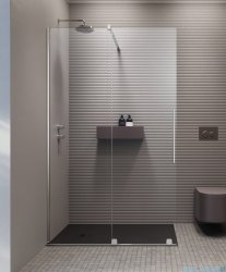 Radaway Furo kabina Walk-in 140x200cm lewa szkło przejrzyste 10106738-01-01L/10110694-01-01