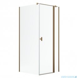 Radaway Nes Kdj II Brushed Copper kabina 100x100cm prawa szczotkowana miedź 10032100-93-01R/10039100-01-01