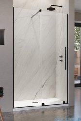 Radaway Furo Black DWJ drzwi prysznicowe 130cm lewe szkło przejrzyste 10107672-54-01L+10110630-01-01