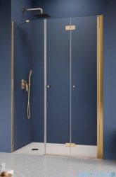 Radaway Nes Gold DWSB drzwi wnękowe 110cm W2 prawe złoty połysk szkło przejrzyste 10044750-09-01R/10045350-01-01