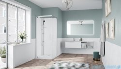 Novellini Glax 1 2.0 kabina standard 80x80 lewa srebrna G21GF89SM-1BB