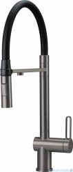 Deante MAGNETIC Bateria kuchenna z podłączeniem do filtra wody z elastyczną wylewką titanium BRM_D75M