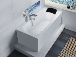 Riho Linares Plug&Play wanna prostokątna 200x90cm lewa z obudową + nóżki B144012005