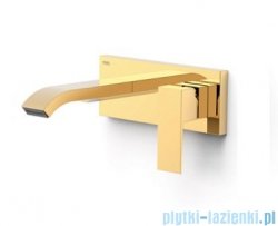 Tres CUADRO Bateria umywalkowa podtynkowa złota 00630013OR