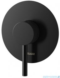 Kohlman Axel Black bateria podtynkowa z jednym wyjściem czarny mat QW220AB