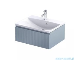 Oristo Brylant szafka podumywalkowa wisząca Ryflowana 60x25x45 szaroniebieski mat OR36-SD1S-60-16R