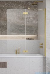 Radaway Essenza Gold PND II parawan nawannowy 100cm prawy złoty połysk/przejrzyste 110002100-09-01R