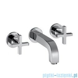 Hansgrohe Axor Citterio 3-otworowa bateria umywalkowa ścienna podtynkowa 39313000