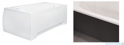 Besco Obudowa CZARNY mat do wanny  150x70 cm #OAP-150UNIC