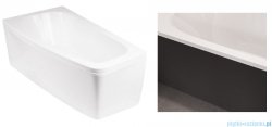 Besco Obudowa CZARNY mat do Wanny Luna 150x80 Lewa OAL-150-NLC