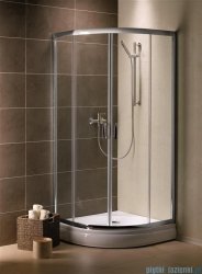 Radaway Premium Plus A Kabina półokrągła 80x80 satinato 30413-01-02N