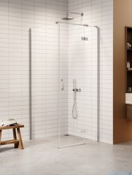 New Trendy Nesta kabina 80x120x200 cm prawa wspornik równoległy przejrzyste K-3631