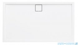Schedpol Omega brodzik prostokątny z klapką odpływu 120x80x5,5cm 3.0453