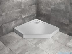 Radaway Doros Pt Compact Stone brodzik pięciokątny 90x90x11,5cm biały SDRPTP9090-05-04S