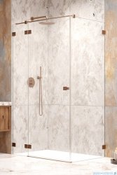 Radaway Essenza Pro Brushed Copper Kdj kabina 110x110cm lewa szczotkowana miedź 10097110-93-01L/10098110-01-01