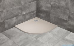 Radaway Kyntos A brodzik półokrągły 100x100cm kaszmirowy HKA100100-84