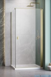 Radaway Nes Kdj I Brushed Gold kabina 80x80cm prawa szczotkowane złoto 10022080-99-01R/10039080-01-01