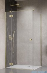 Radaway Essenza Kdj Brushed Gold kabina 90x120cm lewa szczotkowane złoto 1385044-99-01L/1384054-01-01