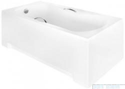 Besco Aria Plus 130x70cm wanna prostokątna z uchwytami + obudowa + syfon #WAA-130-PU/#OAA-130-PA/19975