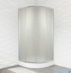 Duso kabina prysznicowa półokrągła 90x90x184cm chinchilla DS402C