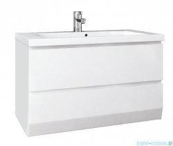 Oristo Brylant szafka podumywalkowa wisząca 84x50x48cm biały połysk OR36-SD2S-85-1