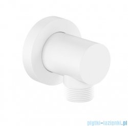 Roca kolanko ścienne Aqua ROUND 1/2 do podłączenia natrysku Biały Mat A5B1450B00
