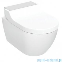 Geberit urządzenie WC z funkcją higieny intymnej AquaClean Tuma Comfort, wisząca miska WC biała/stal 146.292.FW.1