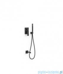 Tres CUADRO Tres CUADRO podtynkowy zestaw prysznicowy czarny mat 00628006NM