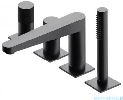 Omnires Contour bateria wannowa 4-otworowa antracyt CT8032AT