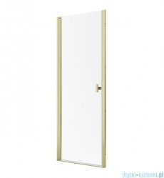 Radaway Nes Gold Dwj I Drzwi wnękowe 90 cm lewe złoty połysk szkło przejrzyste 10026090-09-01L