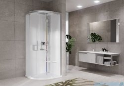 Novellini Glax 2 2.0 kabina z hydromasażem hydro plus 90x90 srebrna G22R99M1L-1BB