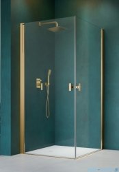 Radaway Nes Gold Kdd I kabina 90x100cm złoty połysk 10021090-09-01L/10021100-09-01R