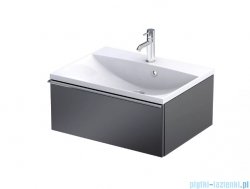 Oristo Etna Konsola podumywalkowa wisząca 60x45x25 czarny mat OR52-SD1S-60-8
