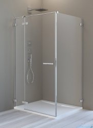 Radaway Arta Kdj II kabina 120x90cm lewa szkło przejrzyste + brodzik Doros D + syfon