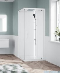Novellini Glax 1 2.0 kabina standard 90x90 prawa biała G21GF90DTFL-1UU