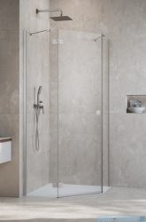 Radaway Essenza Ptj Brushed Nickel kabina pięciokątna 90x90cm lewa szczotkowany nikiel 1385010-91-01L/1385050-01-01