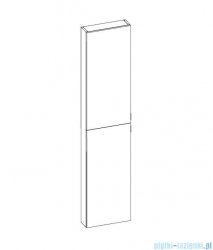 Elita For All słupek wiszący 40x180x12cm biały mat 168328