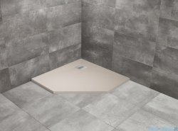 Radaway Kyntos PT brodzik pięciokątny 90x90cm kaszmirowy HKPT9090-84