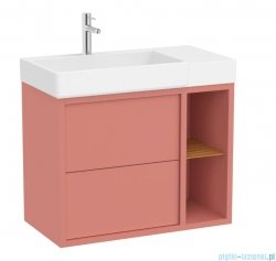 Roca Tura Unik zestaw szafka z umywalką lewa 80x43x60 TERAKOTA A852028560