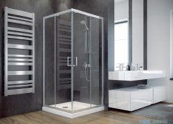 Besco Modern kabina kwadratowa z brodzikiem 80x80cm przejrzyste MK-80-185-C/#BAA-80-K